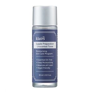 $4❤️‍🔥 Klairs Supple Prepartion Unscented Toner Travel Size 🪞 NEW IN BOX Dear